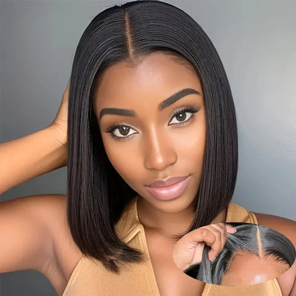 Glueless Wear And Go Human Hair Wig - 2026 НОВЫЕ парики боб с фронтальной