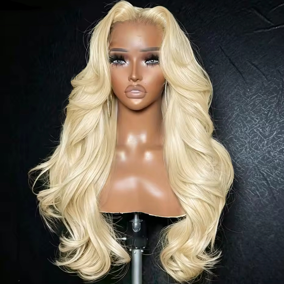 613 Blonde Body Wave Lace Front Wig - Натуральный парик из человеческих волос 613