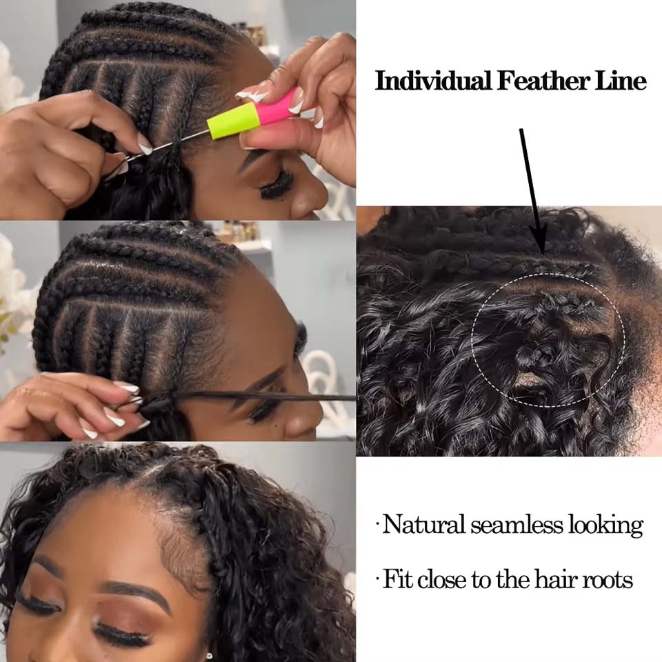 12A Бирманские кудрявые волосы – обзор и цена Invisible Tape In Extensions Real Hair