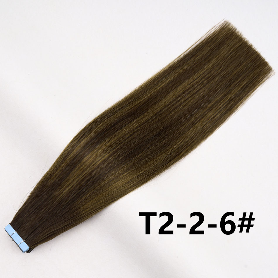 Модные накладные пряди для вол – обзор и цена Invisible Tape In Extensions Real Hair