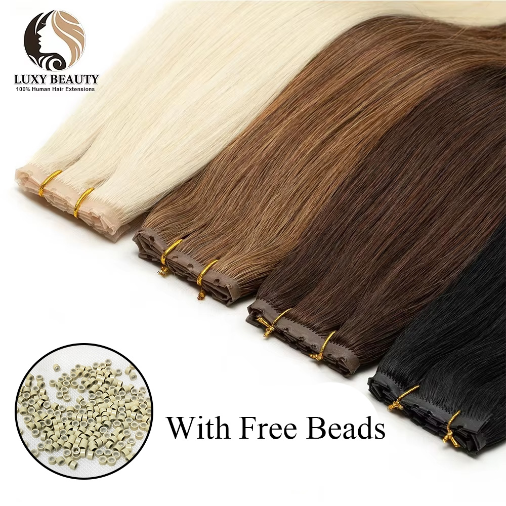 Светлые наращивание человеческ – обзор и цена Invisible Tape In Extensions Real Hair