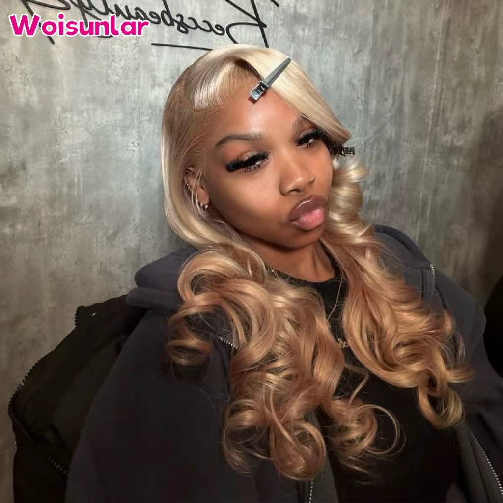 36-дюймовые парики с эффектом  – обзор и цена 613 Blonde Body Wave Lace Front Wig