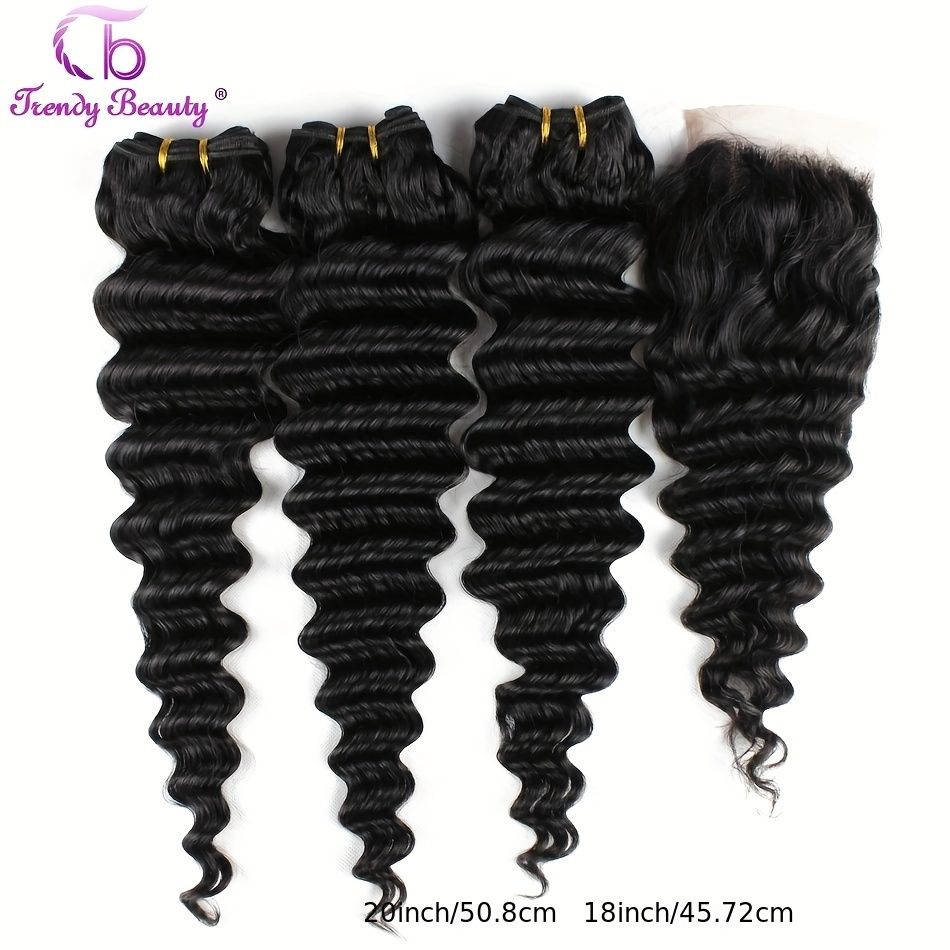 Бразильские волосы Deep Wave с – обзор и цена Deep Wave 3 Bundles With Closure