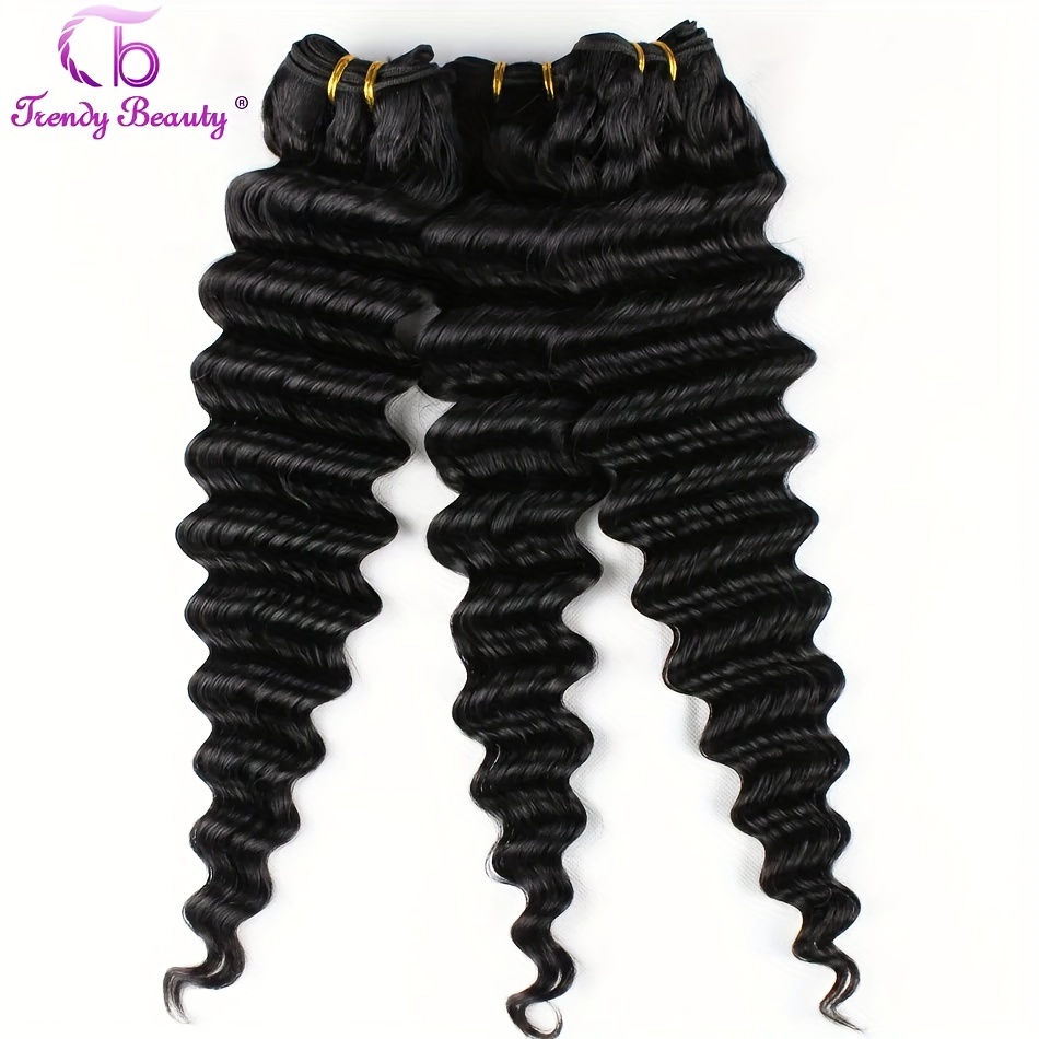 Бразильские волосы Deep Wave с – обзор и цена Deep Wave 3 Bundles With Closure